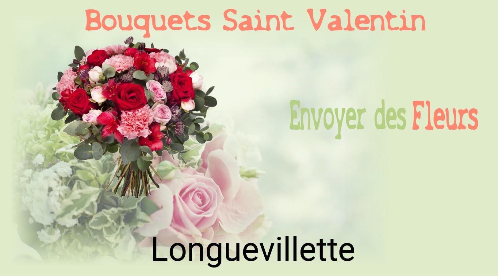 Roses de Saint-Valentin livrées à Longuevillette